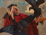 Seán Keating, ELIJAH WITH THE RAVENS (VERSION II)