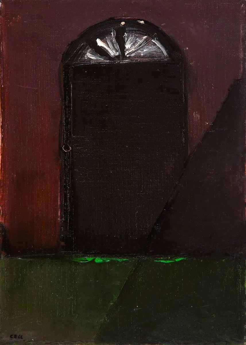 DOOR by Charles Brady, 1966, oil on canvas, sold Sep 2024