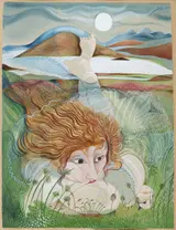 Pauline Bewick, THINKING WITH MOON AT GLENCAR