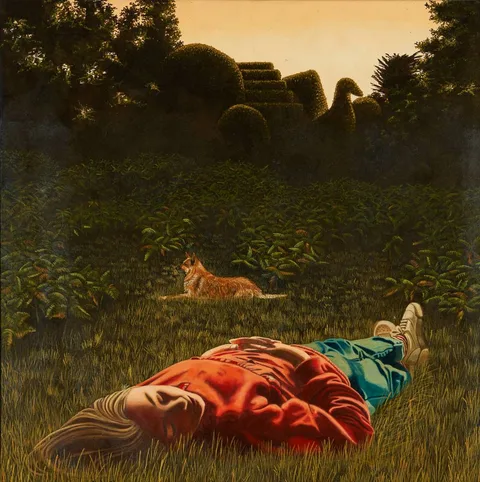 Martin Gale, LIKE DREAMERS DO, 1989, oil on canvas