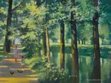 John Skelton, CANAL SUMMER, MESPIL ROAD, DUBLIN