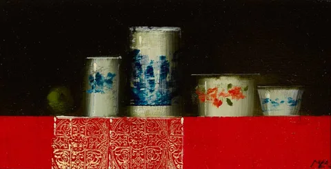 Martin Mooney, STILL LIFE STUDY, 2008, oil on board