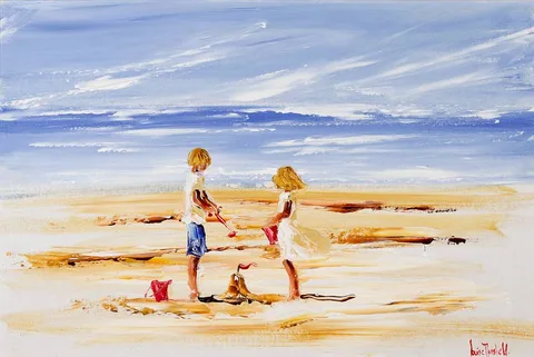 Louise Mansfield, LOOKING AWAY, oil on board