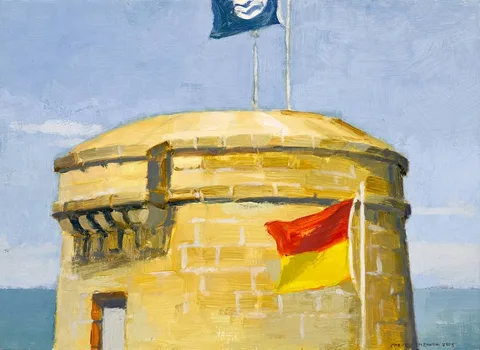 Maeve McCarthy, SAFE TO SWIM, 2005, oil on canvas