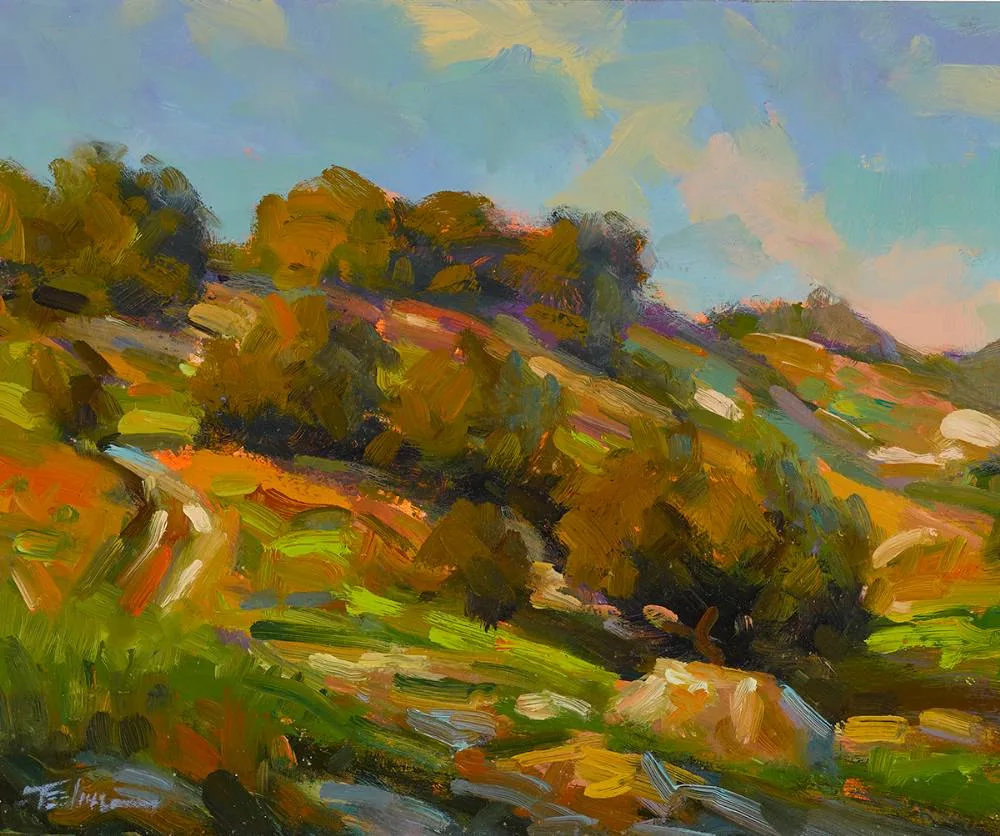 WICKLOW by Norman Teeling, oil on panel, offered Jul 2024