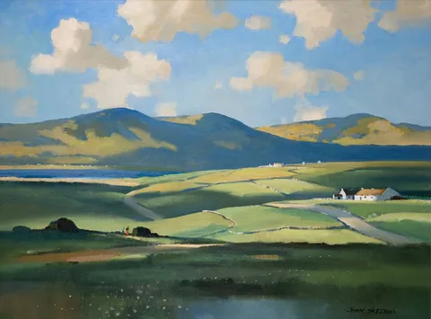 John Skelton, CLOUD PATTERNS, ROSAPENNA, COUNTY DONEGAL, 1987, oil on board