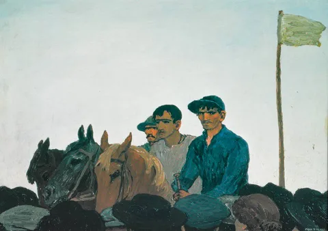 Jack Butler Yeats, BEFORE THE START, print