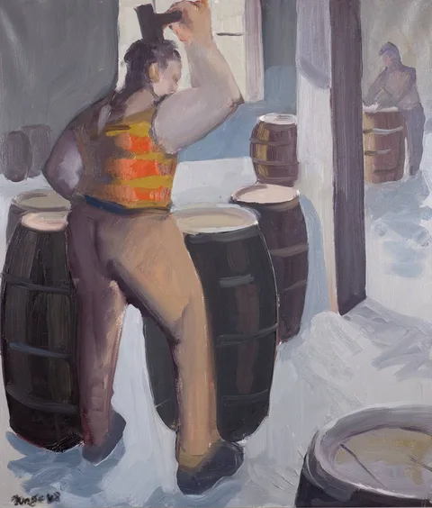 Paul Funge, COOPER, 1968, oil on canvas