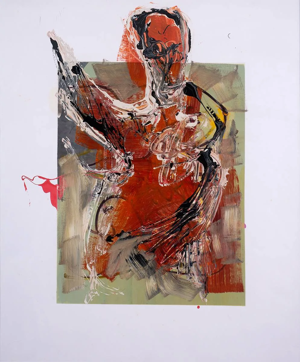 FIRESTARTER by Gerald Davis, mixed media, offered Jul 2024