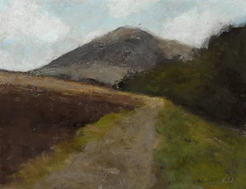 Colin Watson, MOUNTAIN LANDSCAPE, oil on board