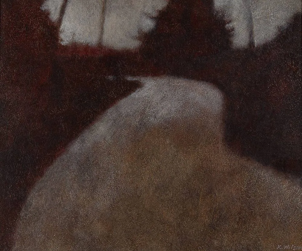Keith Wilson, TURF ROAD, MAYO #1, acrylic on board