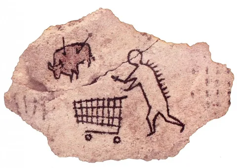Banksy, PECKHAM ROCK, 2018, wooden postcard