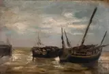 John Crampton Walker, BEACHED FISHING BOATS