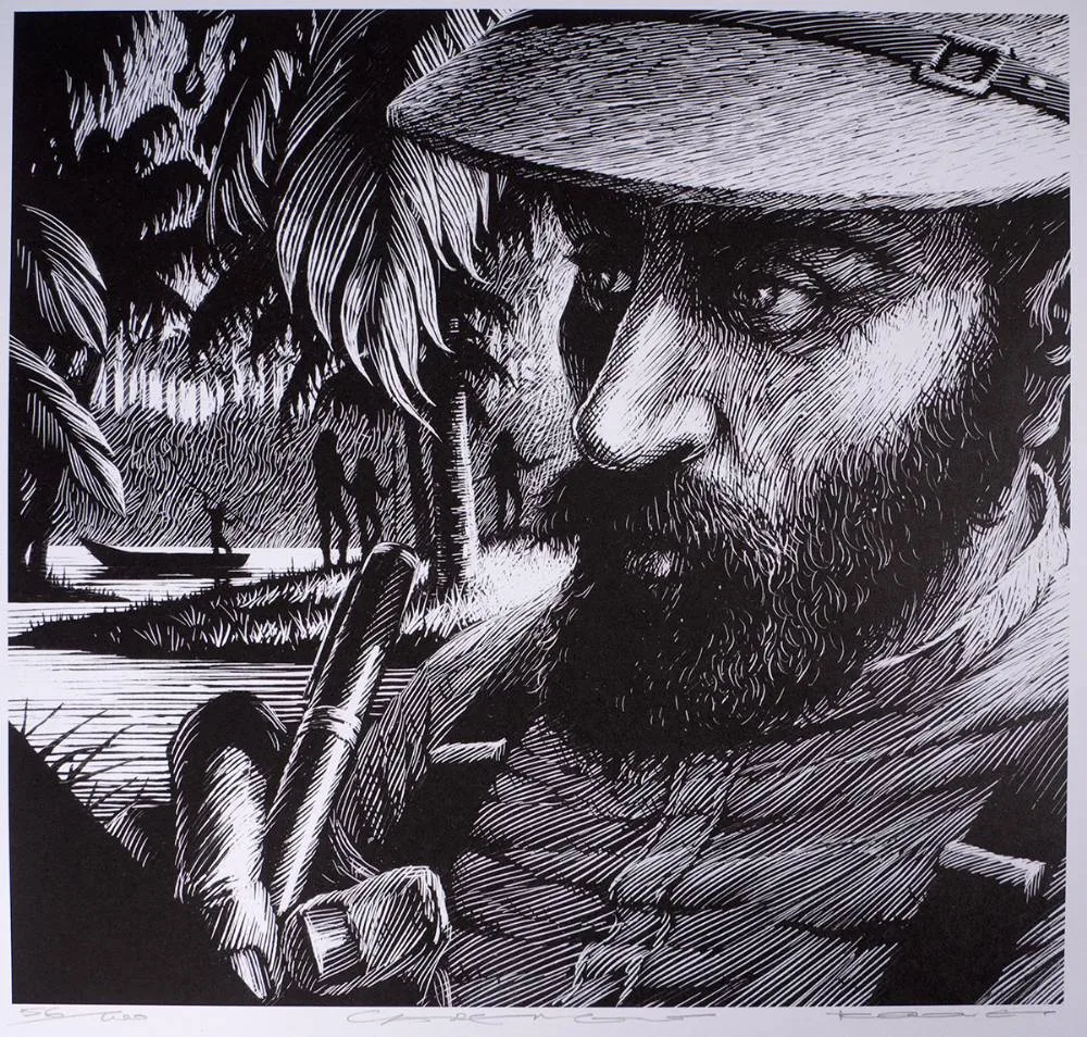 David Rooney, SIR ROGER CASEMENT - 1916 EDITION, lithograph; (no. 56 from an edition of 100)
