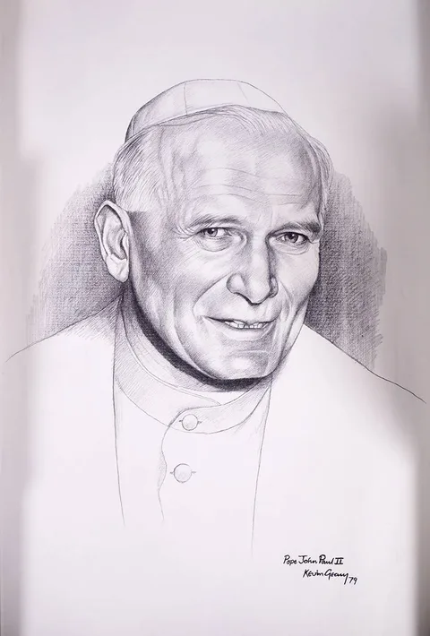 Kevin Geary, POPE JOHN PAUL II, 1979, offset lithographic print