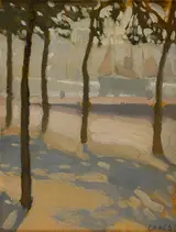 William John Leech, THE PLACE, CONCARNEAU, MORNING