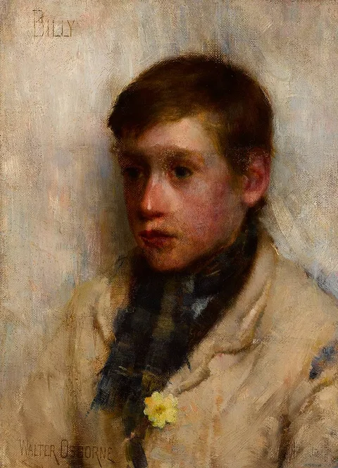 Walter Osborne, BILLY, oil on canvas