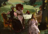 Sir John Lavery, MISS ALICE FULTON AT PAISLEY LAWN TENNIS CLUB