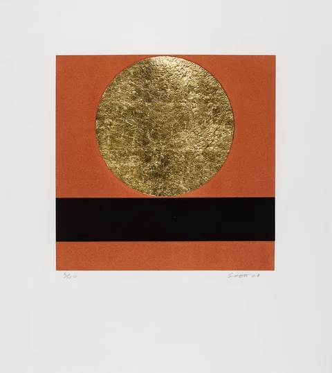 Patrick Scott, UNTITLED (MEDITATION SERIES), 2008, carborundum print; (no. 8 from an edition of 100)