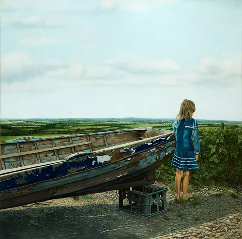 IN THE MIDLANDS by Martin Gale, 1983, oil on canvas; (unframed), sold May 2024