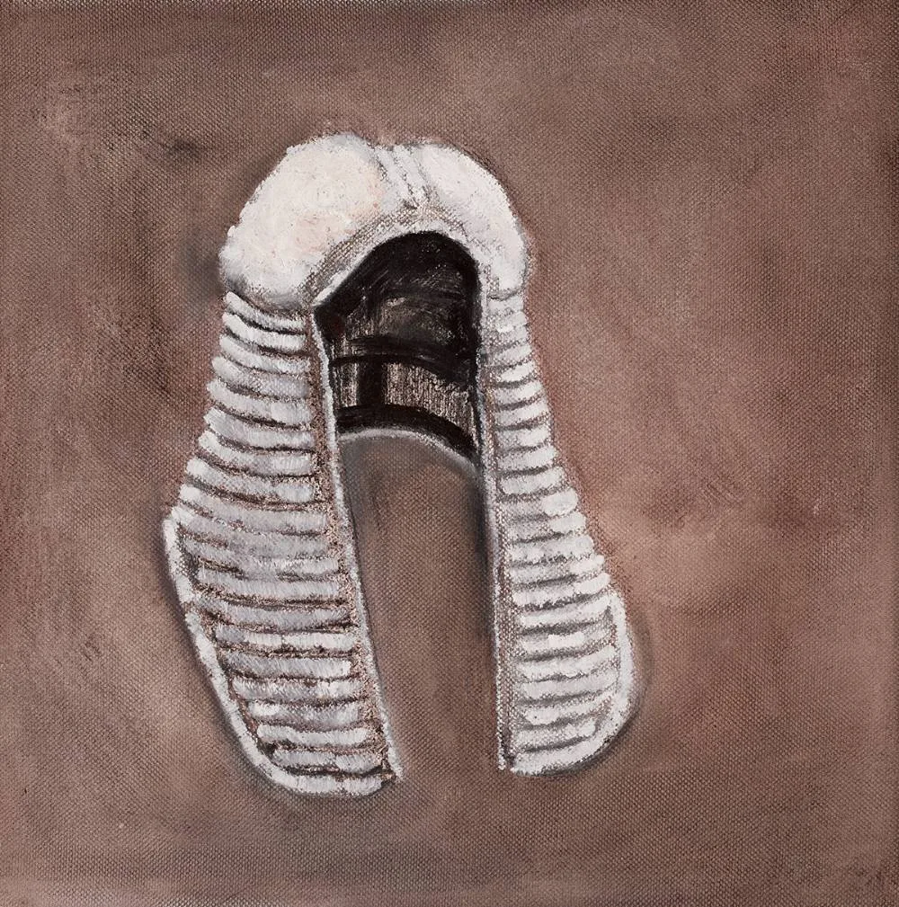STUDY FOR BIG WIG by Rita Duffy, 2007, oil on canvas, sold May 2024