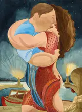 Pauline Bewick, LUST ON DÚN LAOGHAIRE PIER, COUNTY DUBLIN