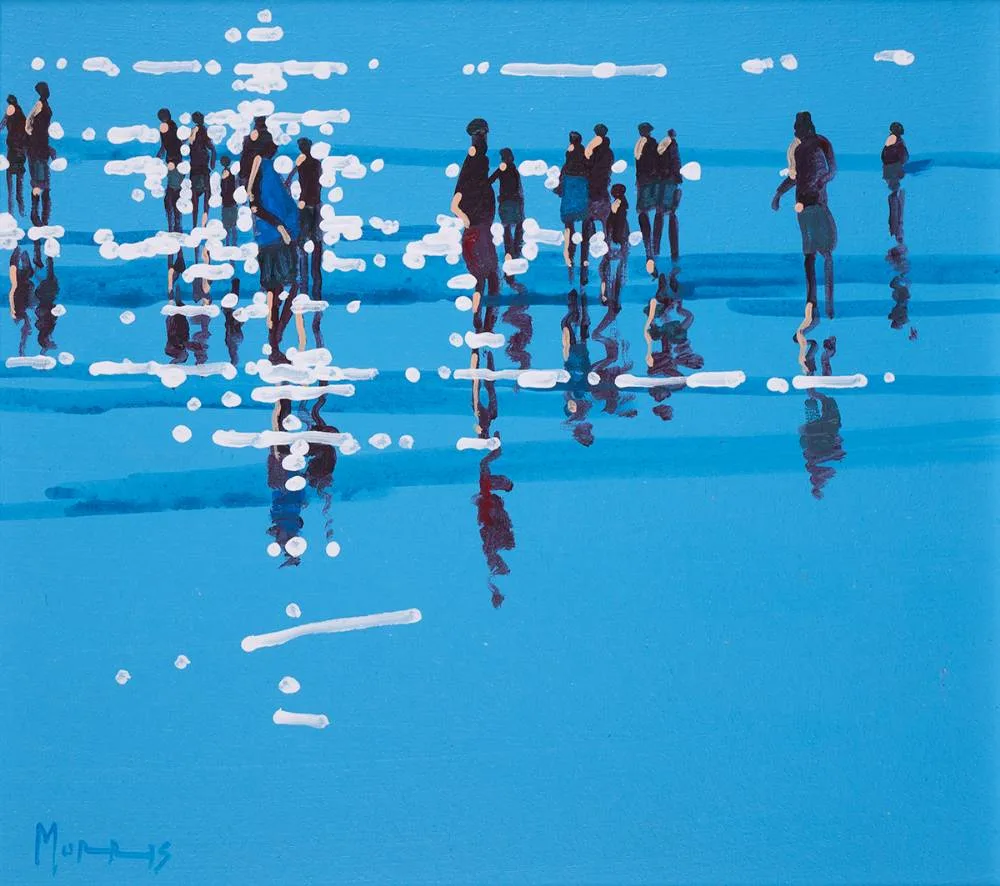 SUMMER LIGHT by John Morris, oil on board, sold Mar 2024