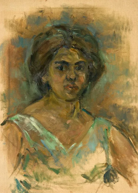 Stella Steyn, SELF-PORTRAIT, oil on canvas