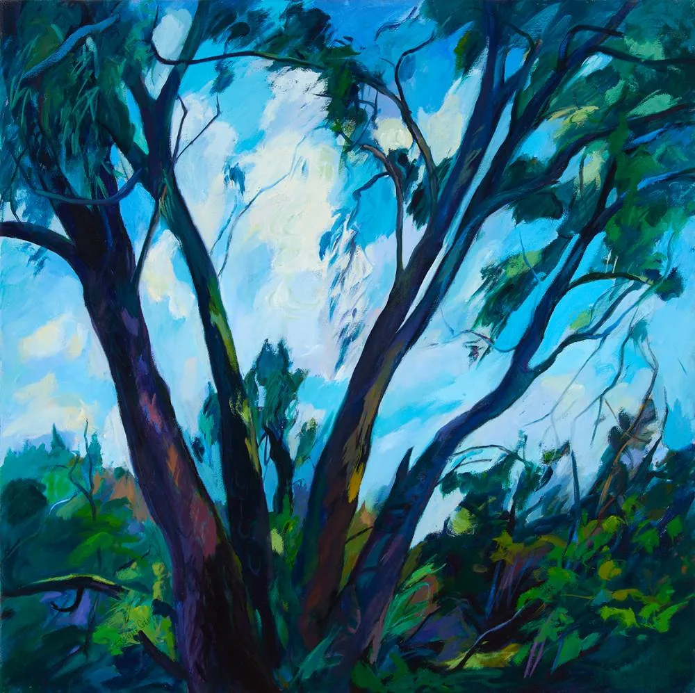 Eithne Carr, UNTITLED (TREES), 1998, oil on canvas