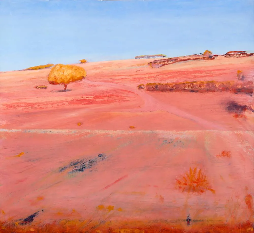 Anthony Collins, CAPE ASPRON, CYPRUS, NEAR APHRODITE'S BIRTHPLACE, oil on paper