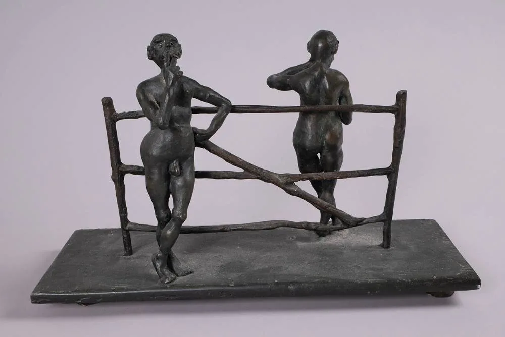 Simon O'Donnell, THE SMOKERS, bronze; (unique)