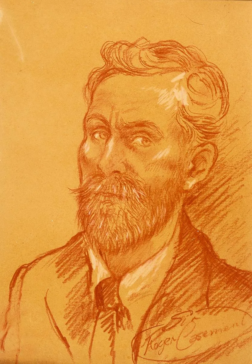 William Rothenstein, PORTRAIT OF SIR ROGER CASEMENT, c.1915, chalks
