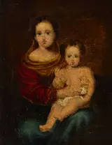 19th Century Continental School, MADONNA AND CHILD