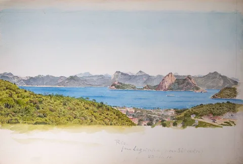 Gerald J. Bruen, COLLECTION OF 25 TOPOGRAPHICAL WATERCOLOURS (1905-1917), watercolour; (25); (unframed in portfolio case)