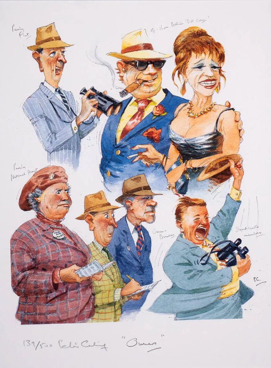 OWNERS by Peter Curling, print; (no. 139 from an edition of 500), sold Mar 2024