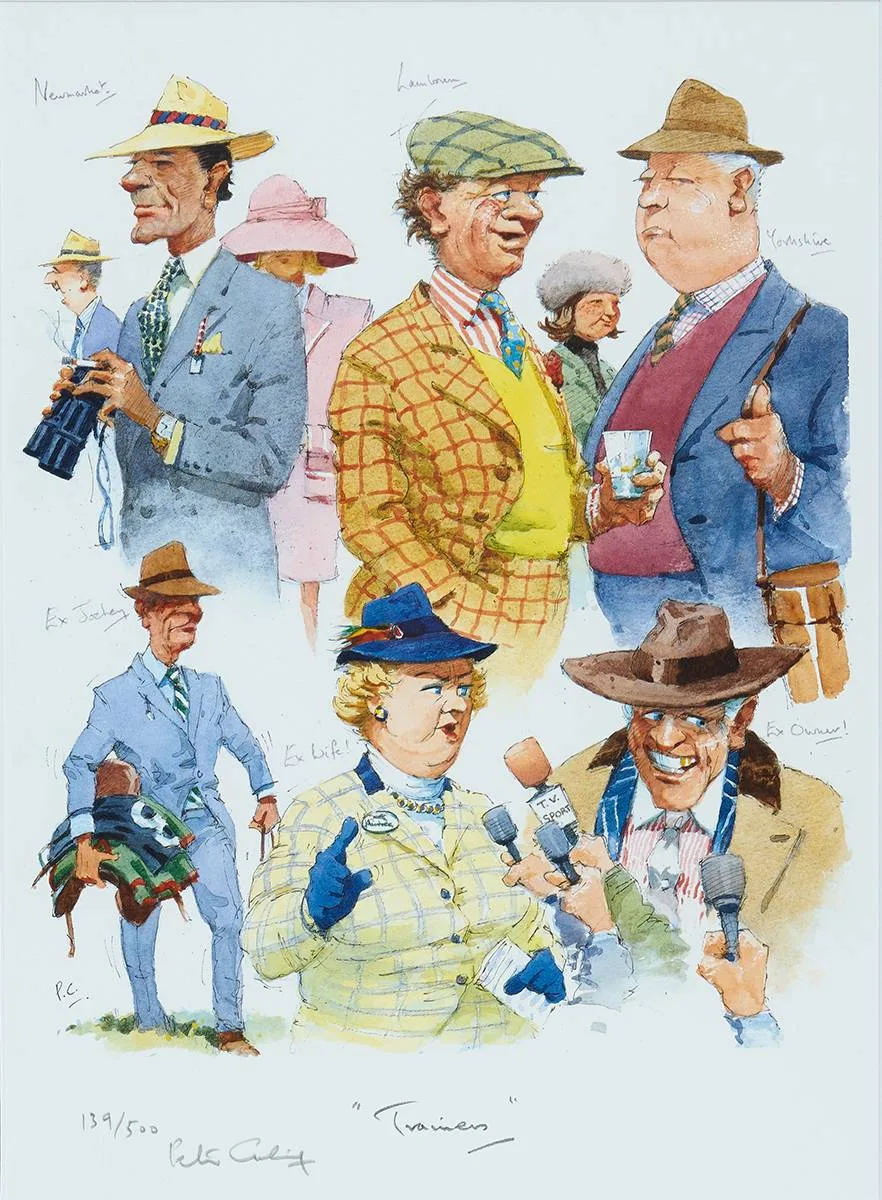 Peter Curling, TRAINERS, print; (no. 139 from an edition of 500)
