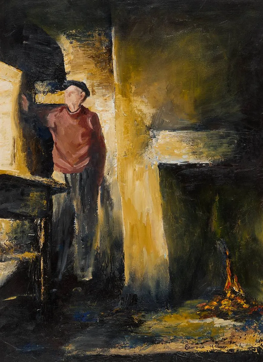 Eamonn McCann, THE OLD MAN, oil on canvas