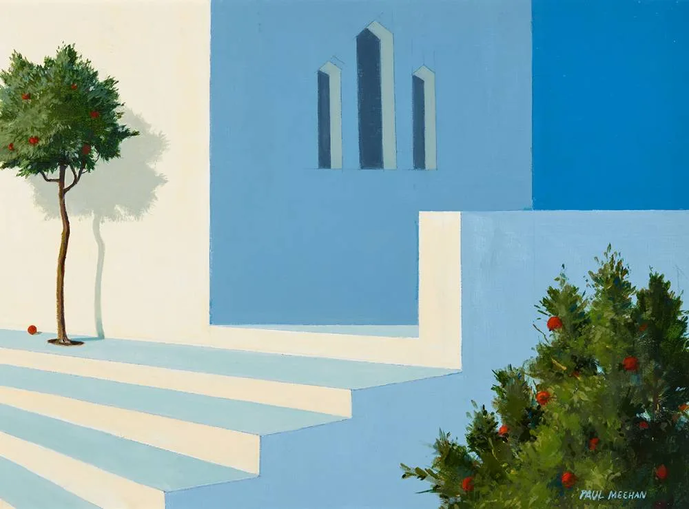 Paul Meehan, THE FALLEN APLLE, oil on board