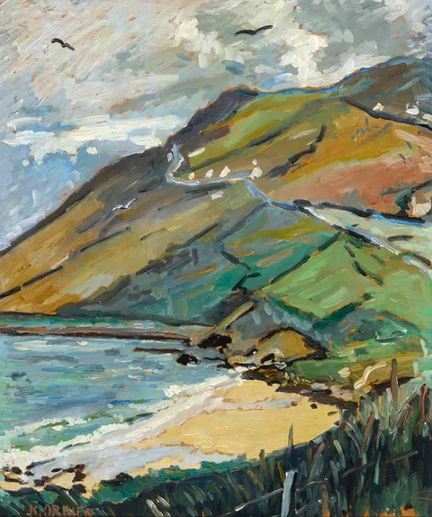 Kitty Wilmer O'Brien, SHALWAY BAY, COUNTY DONEGAL, c.1981, oil on board