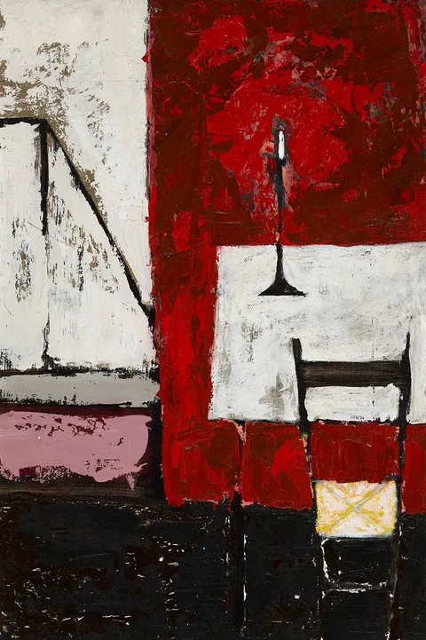 Anne Yeats, INTERIOR, oil on board