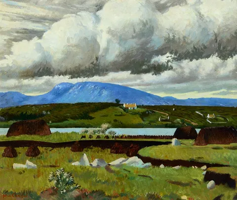 Maurice MacGonigal, CONNEMARA, 1948, oil on canvas