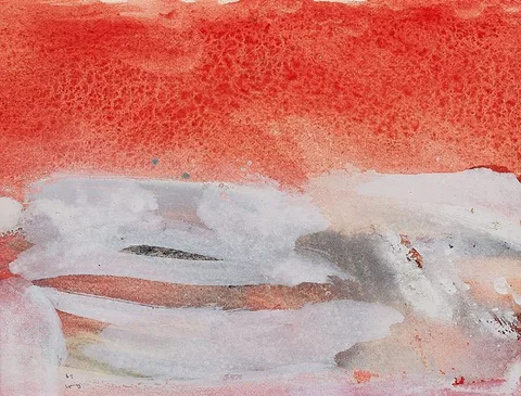 RECUMBENT FORMS by Louis le Brocquy, 1962, watercolour, sold Mar 2024