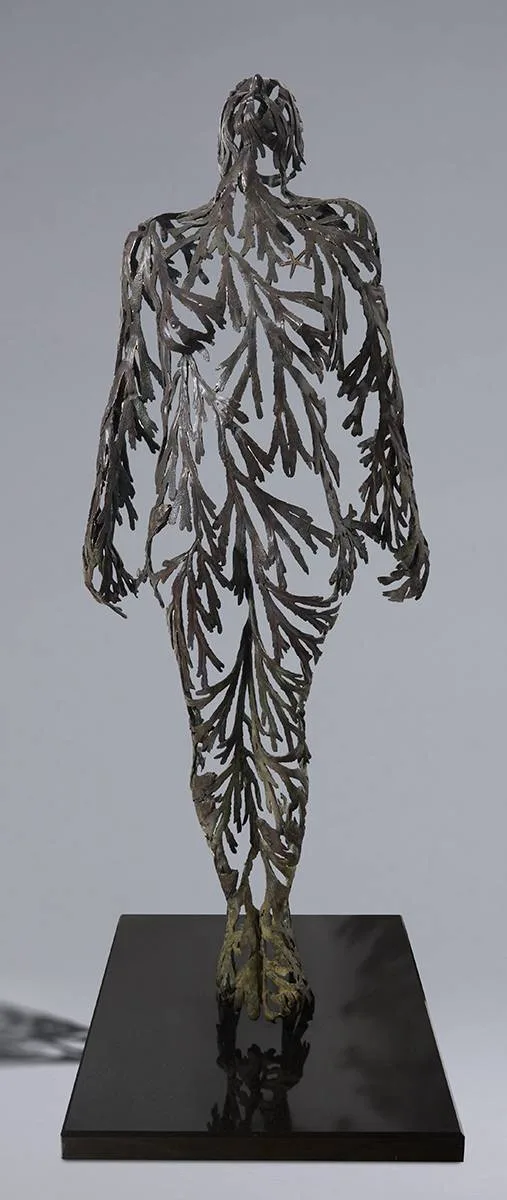 SURFACE by Linda Brunker, 1995, bronze on a black marble base; (unique), sold Mar 2024