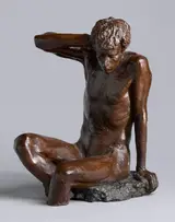 Robin Buick, SEATED MALE NUDE