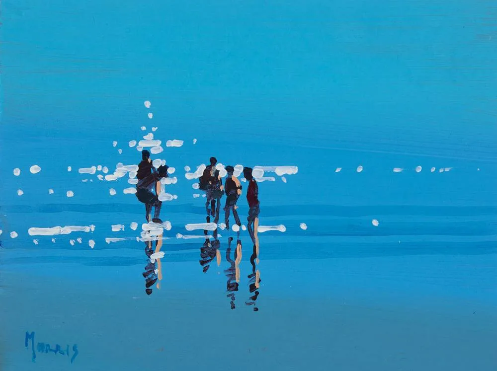 John Morris, LIGHT REFLECTIONS, oil on board