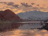 Mabel Young, EVENING AT FERRY BRIDGE, LOUGH MASK, COUNTY GALWAY