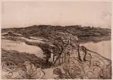 Roderic O'Conor, PAYSAGE AVEC DES ARBRES PRÈS D'UN ABER