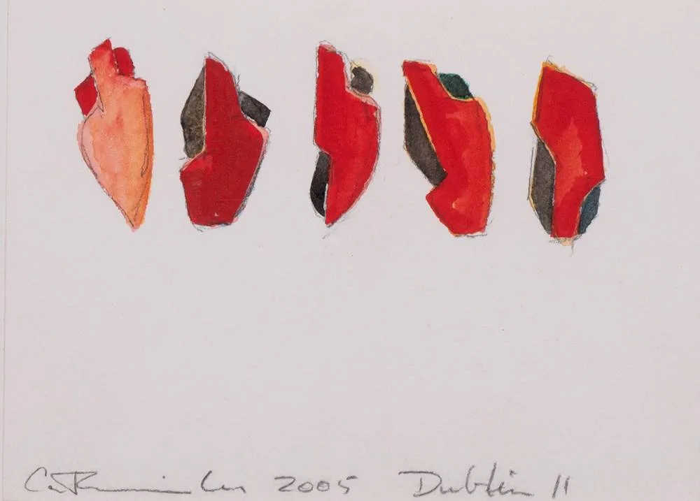 DUBLIN STUDY NO. 11 by Catherine Lee, 2005, watercolour, sold Dec 2023