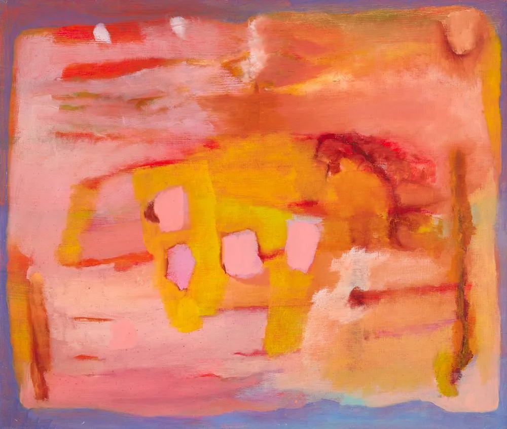 CORPORAL SPACE by Jacinta Feeney, 2000, oil on board, offered Dec 2023