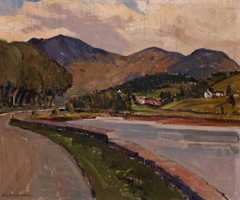 Henry Echlin Neill, ROSTREVOR, COUNTY DOWN, oil on panel; (unframed)